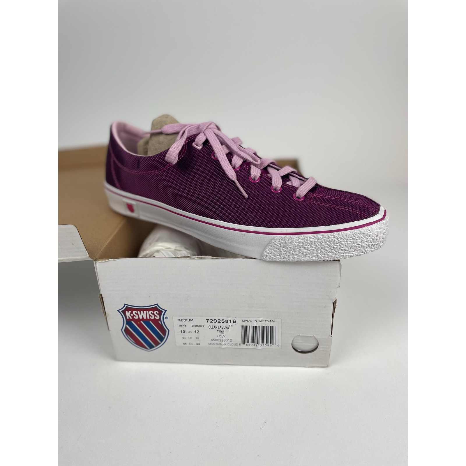 K-Swiss Clean Laguna Tvnz Low Women’s 12.5 Men’s 10.5 Pink Cloud